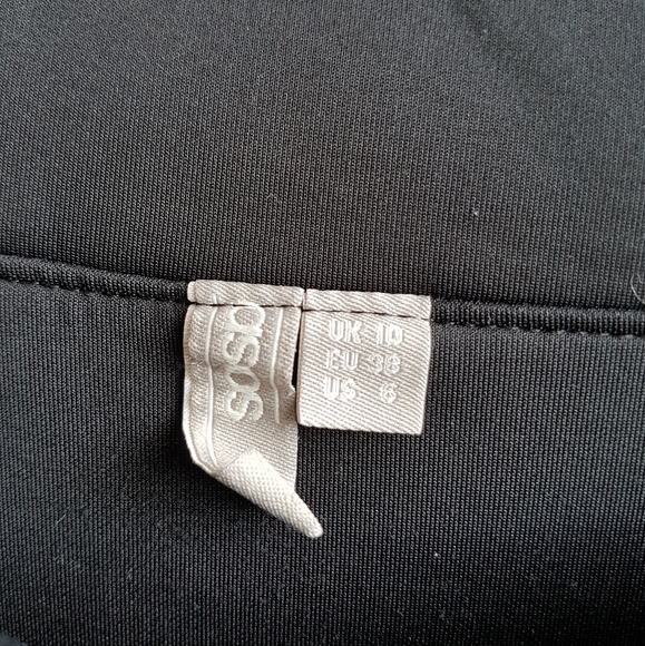 ASOS MATERNITY pleated scuba bardot dress - Picture 4 of 4